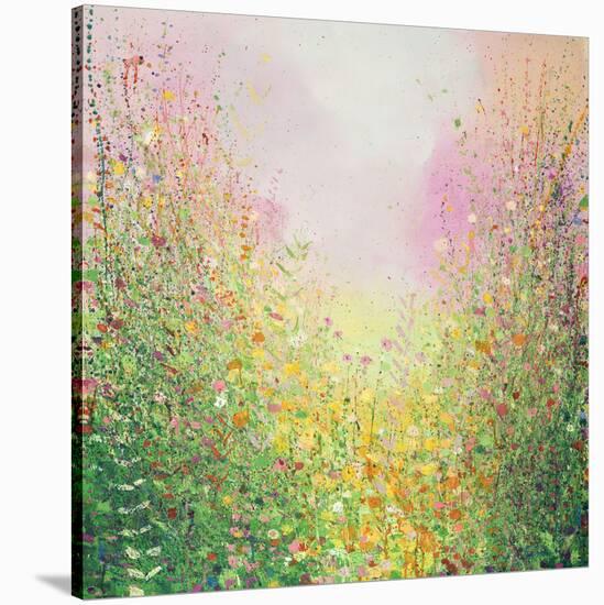 Rose and Lime-Sandy Dooley-Stretched Canvas