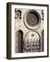 Rose and Statues That Crown Facade of Cathedral of Santa Maria Assunta, Como, Italy-null-Framed Giclee Print