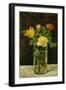 Rose and Tulip. Oil on canvas (1882) 56 x 36 cm.-Edouard Manet-Framed Giclee Print