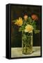Rose and Tulip. Oil on canvas (1882) 56 x 36 cm.-Edouard Manet-Framed Stretched Canvas