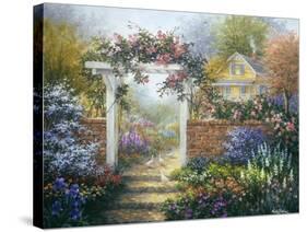 Rose Arbor-Nicky Boehme-Stretched Canvas
