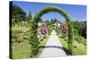 Rose Arches, Rose Garden Beutig, Baden-Baden, Black Forest, Baden Wurttemberg, Germany, Europe-Markus-Stretched Canvas