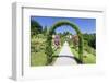 Rose Arches, Rose Garden Beutig, Baden-Baden, Black Forest, Baden Wurttemberg, Germany, Europe-Markus-Framed Premium Photographic Print