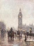 Big Ben in Half Light-Rose Barton-Stretched Canvas