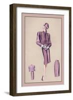 Rose Bolero Suit-null-Framed Art Print