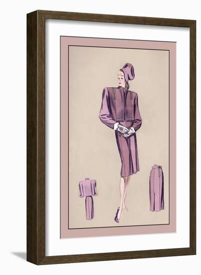 Rose Bolero Suit-null-Framed Art Print