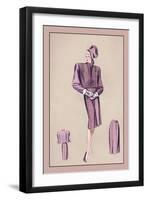 Rose Bolero Suit-null-Framed Art Print