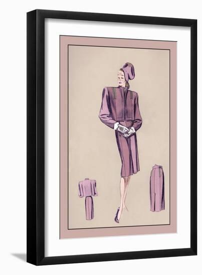 Rose Bolero Suit-null-Framed Art Print