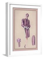 Rose Bolero Suit-null-Framed Art Print