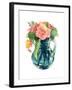 Rose Bouquet I-Julie Paton-Framed Art Print