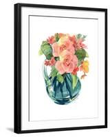 Rose Bouquet II-Julie Paton-Framed Art Print