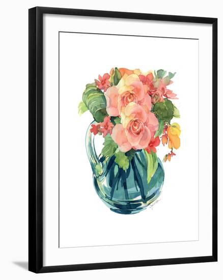 Rose Bouquet II-Julie Paton-Framed Art Print