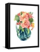 Rose Bouquet II-Julie Paton-Framed Stretched Canvas