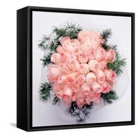 Rose Bouquet-WizData-Framed Stretched Canvas