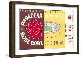 Rose Bowl, Pasadena-null-Framed Art Print