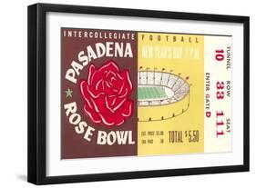 Rose Bowl, Pasadena-null-Framed Art Print