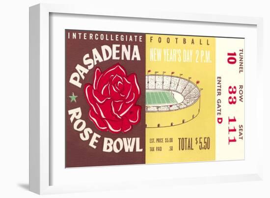 Rose Bowl, Pasadena-null-Framed Art Print