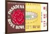 Rose Bowl, Pasadena-null-Framed Art Print