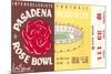 Rose Bowl Ticket-null-Mounted Art Print