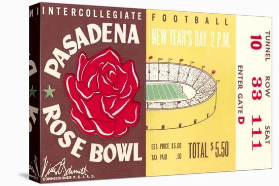 Rose Bowl Ticket-null-Stretched Canvas