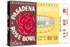 Rose Bowl Ticket-null-Stretched Canvas