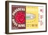 Rose Bowl Ticket-null-Framed Art Print