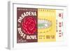 Rose Bowl Ticket-null-Framed Art Print