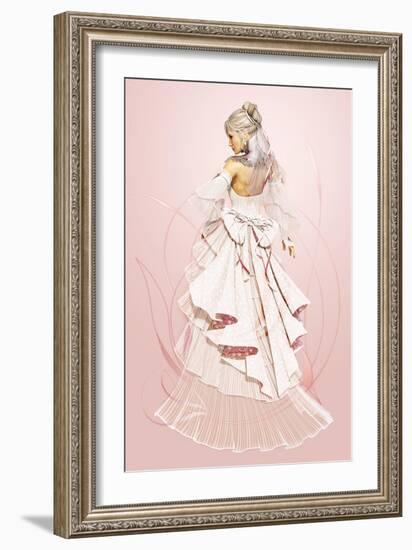 Rose Bride-Atelier Sommerland-Framed Art Print