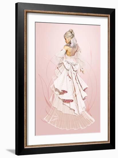 Rose Bride-Atelier Sommerland-Framed Art Print