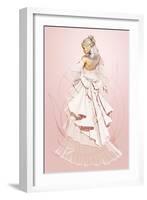 Rose Bride-Atelier Sommerland-Framed Art Print