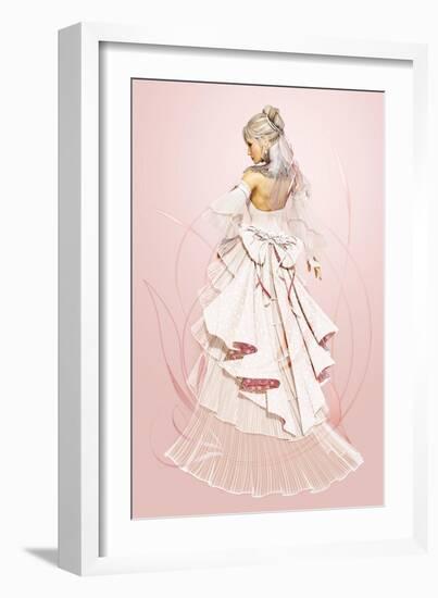 Rose Bride-Atelier Sommerland-Framed Art Print