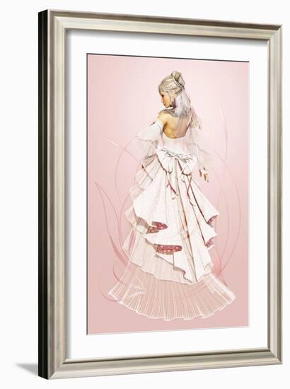 Rose Bride-Atelier Sommerland-Framed Art Print