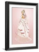 Rose Bride-Atelier Sommerland-Framed Art Print