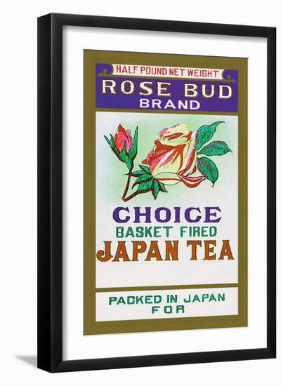 Rose Bud Brand Tea-null-Framed Art Print