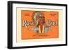 Rose Bud Lager Beer-null-Framed Art Print