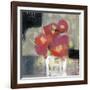 Rose Bud Vase I-Jennifer Goldberger-Framed Art Print