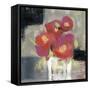 Rose Bud Vase I-Jennifer Goldberger-Framed Stretched Canvas