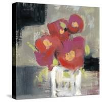 Rose Bud Vase I-Jennifer Goldberger-Stretched Canvas