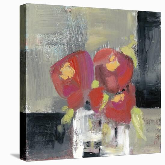 Rose Bud Vase II-Jennifer Goldberger-Stretched Canvas