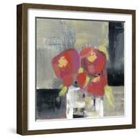 Rose Bud Vase II-Jennifer Goldberger-Framed Art Print