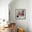 Rose Bud Vase II-Jennifer Goldberger-Framed Art Print displayed on a wall