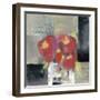 Rose Bud Vase II-Jennifer Goldberger-Framed Art Print