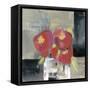 Rose Bud Vase II-Jennifer Goldberger-Framed Stretched Canvas
