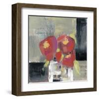 Rose Bud Vase II-Jennifer Goldberger-Framed Art Print