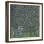 Rose Bushes Under Trees, c.1905-Gustav Klimt-Framed Giclee Print