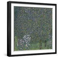 Rose Bushes Under Trees, c.1905-Gustav Klimt-Framed Giclee Print