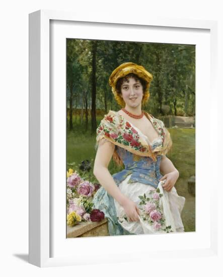 Rose Celebration, Tripudio Di Rose, 19th Century-Federigo Andreotti-Framed Giclee Print