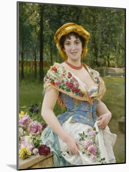 Rose Celebration, Tripudio Di Rose, 19th Century-Federigo Andreotti-Mounted Giclee Print
