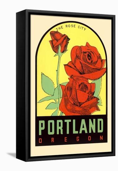 Rose City, Portland, Oregon-null-Framed Stretched Canvas