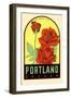 Rose City, Portland, Oregon-null-Framed Art Print